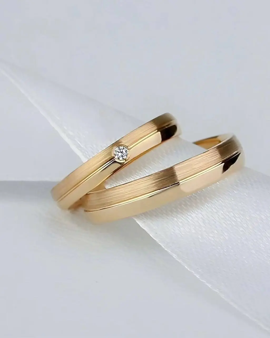 SET GOLD COCO ست حلقه ازدواج طلا