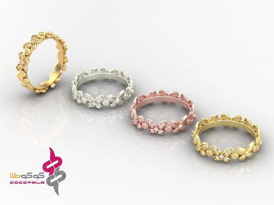 R GOLD COCO انگشتر طلا
