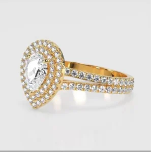 انگشتر طلا الیزابت