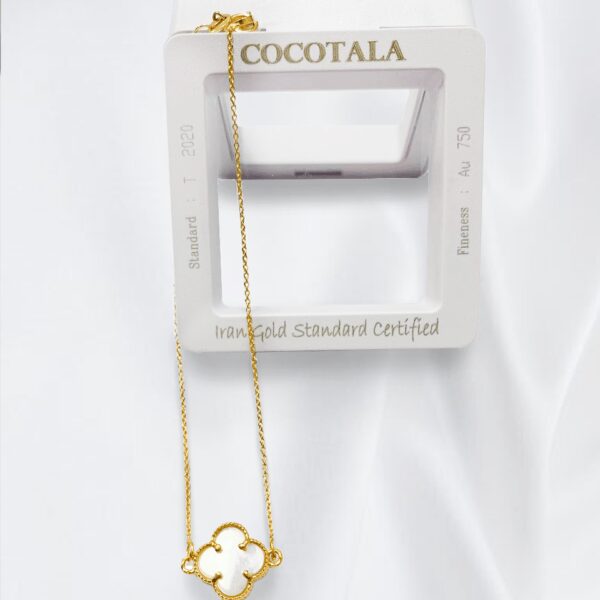 دستبند طلا ونکلیف صدفی