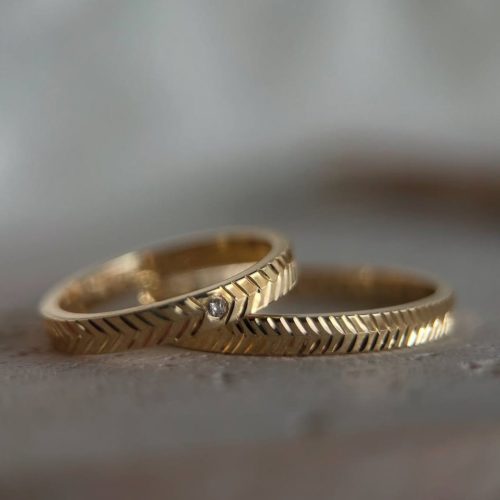 حلقه ست ازدواج طلا