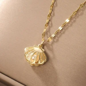 پلاک طلا صدف