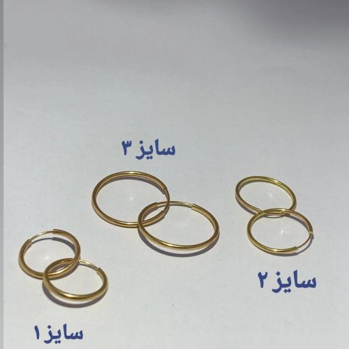 گوشواره حلقه ای طلا