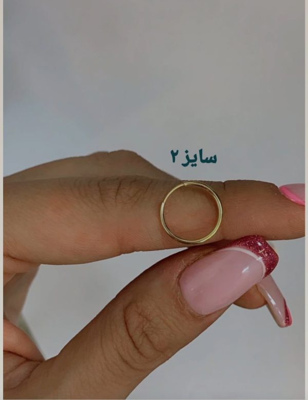 photo 2025 10 05 18 17 23 - گوشواره حلقه ای طلا مینیمال