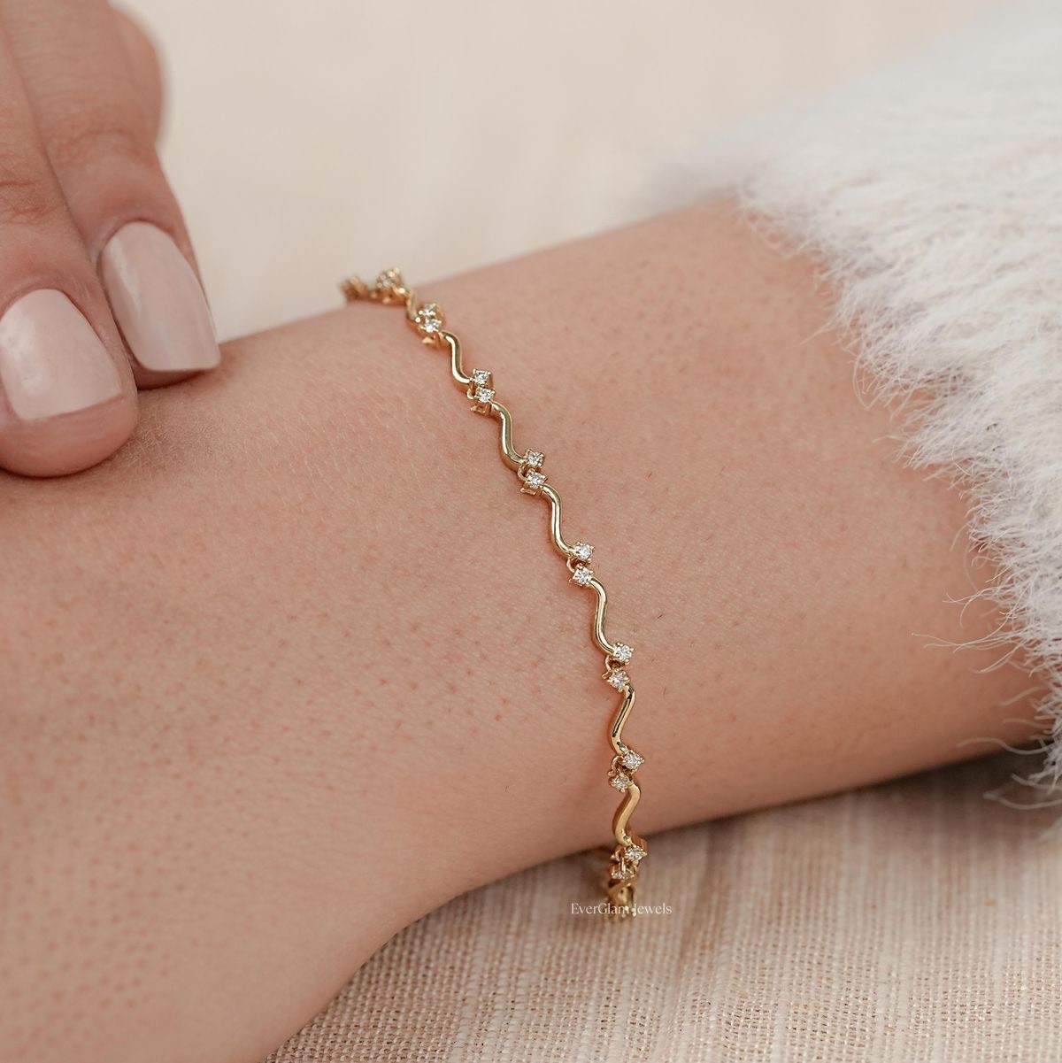 B GOLD COCO دستبند طلا